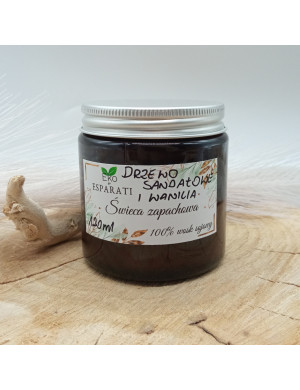Świeca/Drzewo sandałowe i wanilia 120ml