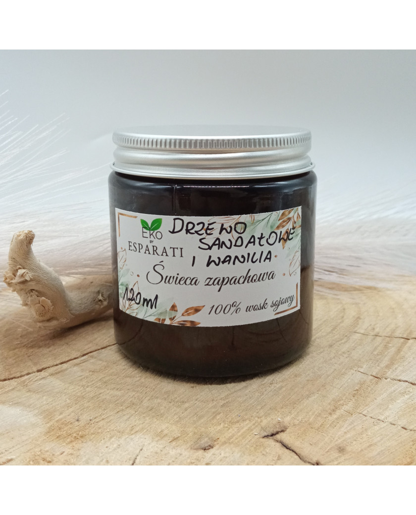 Świeca/Drzewo sandałowe i wanilia 120ml