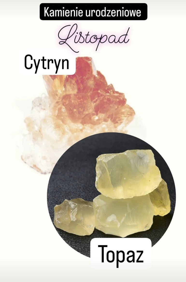 Listopad - Kamienie urodzeniowe w biżuterii